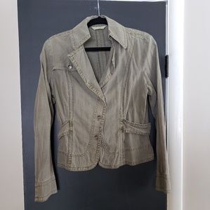 Promod Green Belted jacket